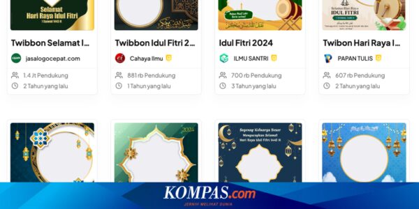 100 Link Download Twibbon Idul Fitri 2024 dan Cara Bikin Sendiri