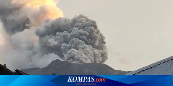 Abu Vulkanik Erupsi Gunung Ruang Sampai ke Malaysia