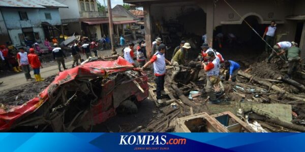 BNPB: 20 Korban Hilang akibat Banjir Lahar di Sumbar Masih dalam Pencarian