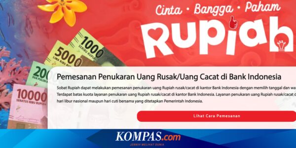 Cara Tukar Uang Baru di Situs Web Pintar BI serta Syaratnya