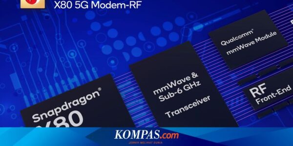 Chip Modem Qualcomm Snapdragon X80 5G Resmi dengan Fitur Komunikasi Satelit