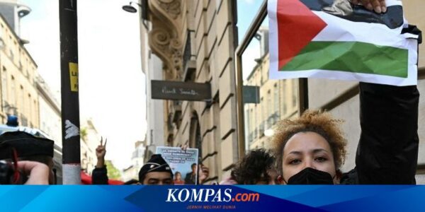 Demo Pro-Palestina di Paris, 10.000 Orang Protes Serangan Israel ke Rafah