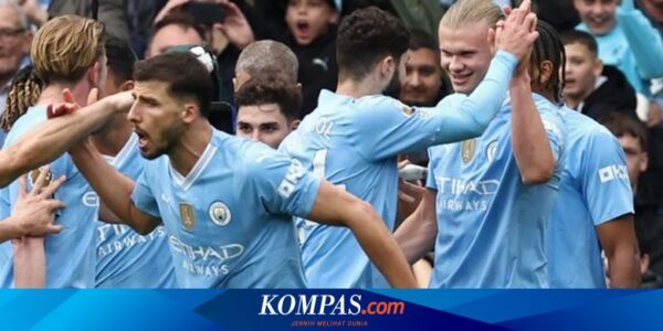 Hasil Man City Vs Luton: Haaland Bersinar, Citizens Naik ke Puncak Klasemen