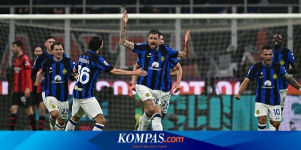 Hasil Milan Vs Inter, Menangi Derbi, Nerazzurri Juara Liga Italia 2024!
