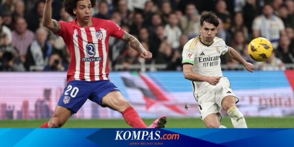 Hasil Real Madrid Vs Atletico Madrid 1-1: Gol Menit Akhir Gagalkan 3 Poin Los Blancos