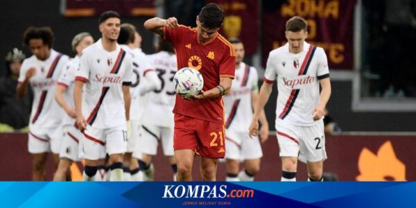 Hasil Roma Vs Bologna 1-3, Serigala Tumbang di Ibu Kota