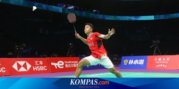 Hasil Thomas Cup 2024, Anthony Sinisuka Ginting Menang