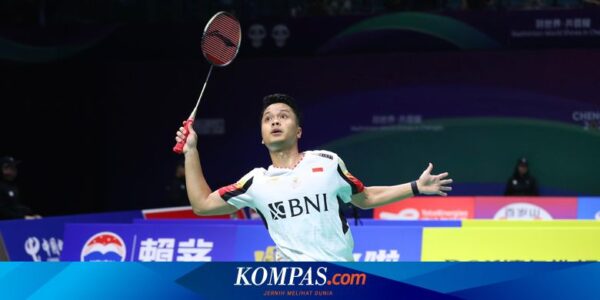 Hasil Thomas Cup 2024: Ginting Berjuang 75 Menit, Indonesia 1-0 Korsel