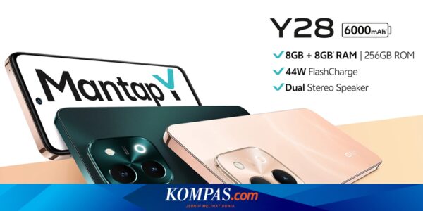 HP Vivo Y28 Resmi di Indonesia dengan Baterai 6.000 mAh, Harga mulai Rp 2 Jutaan