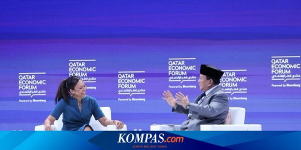 Jadi Pembicara di Forum Ekonomi Qatar, Prabowo Bahas Pembangunan Negara dan Puji Jokowi