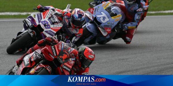 Jadwal Siaran Langsung MotoGP Malaysia 2023, Balapan Pukul 14.00 WIB