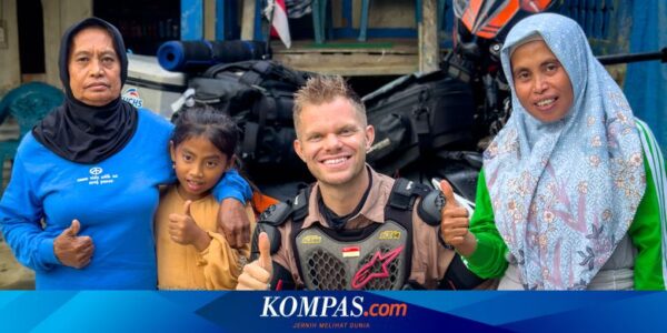 Kisah Bule Touring Sendirian di Indonesia, Numpang Berteduh dan Dijamu Makan Warga