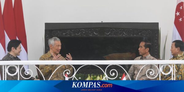 Momen Jokowi dan PM Singapura Sama-sama Boyong Penerus Saat Bertemu