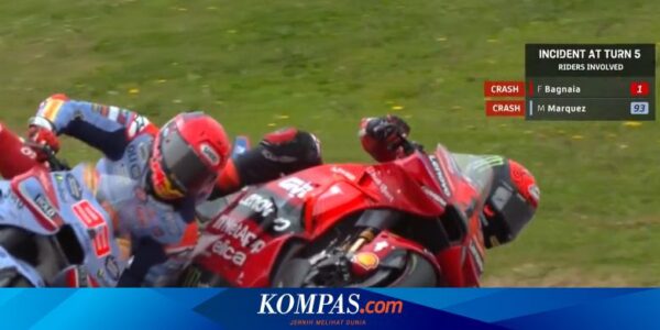 MotoGP Portugal: Marquez Sedikit Kesal dengan Bagnaia Usai Insiden