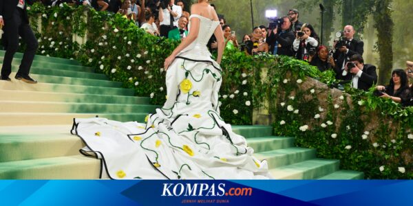 Pesona Gigi Hadid di Met Gala 2024, Pakai Gaun yang Dibuat Selama 13.500 Jam