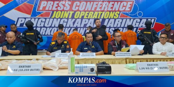 Polisi Buru 2 Buron Penyelundup 20.000 Ekstasi Bermodus Paket Suku Cadang ke Indonesia