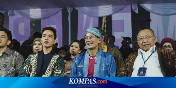 Sandiaga Nobar Timnas Bareng Gibran, PPP: Kapasitasnya sebagai Menparekraf