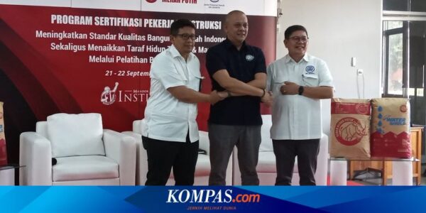 Semen Merah Putih Gelar Pelatihan Pekerja Konstruksi