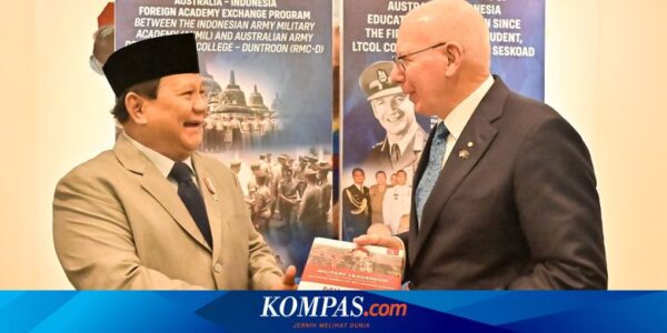 Temui Gubernur Jenderal Australia David Hurley, Prabowo Kenang Masa Jadi Kadet