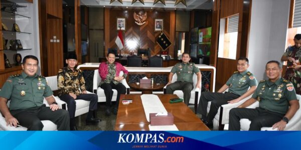 Temui KSAD, Ketua MPR Dorong Kebutuhan Alutsista TNI AD Terpenuhi Tahun Ini