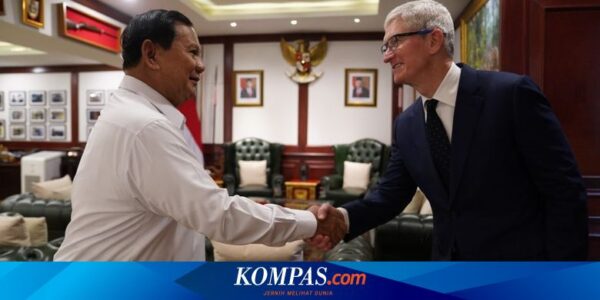 CEO Apple Bertemu Presiden Terpilih Prabowo Subianto Bahas Kolaborasi