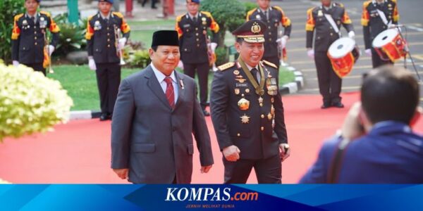 Dianugerahi Bintang Bhayangkara Utama, Prabowo: Terima Kasih Kapolri, Kehormatan bagi Saya