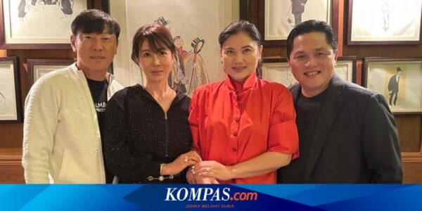 Erick Thohir Ungkap Isi Pembicaraan Saat Bertemu Shin Tae-yong dan Istri