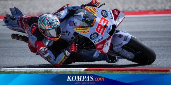 Finis di Urutan Ketiga, Marquez Akui Kalah Cepat dari Pecco dan Martin