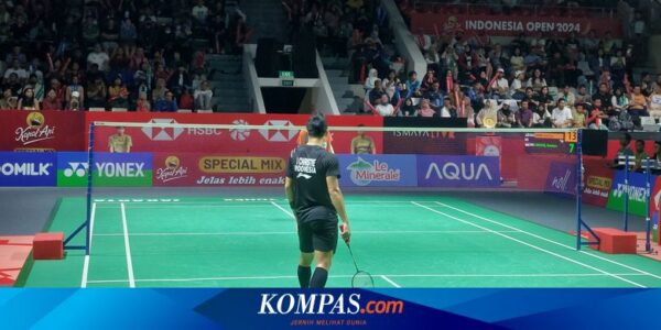Hasil Indonesia Open 2024: Diwarnai Teriakan Penyemangat, Jonatan Kandas