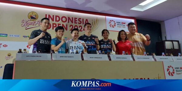 Indonesia Open 2024: Target Juara, Wakil Merah Putih Siap Segalanya