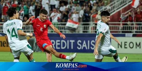 Indonesia Vs Irak: Gol Ivar Jenner Dibalas, Babak Pertama Tuntas 1-1