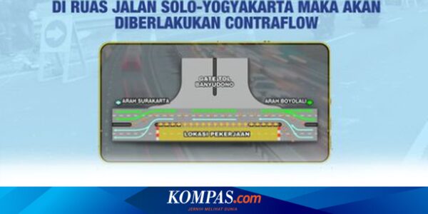 Mulai Pagi Ini Akan Ada Contraflow di Jalan Tol Solo-Jogja