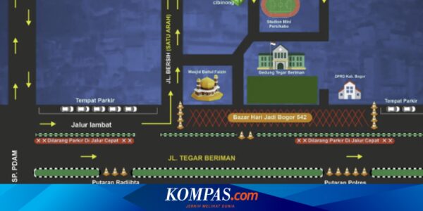 Perayaan Hari Jadi Ke-542 Bogor, Lalu Lintas Cibinong Direkayasa