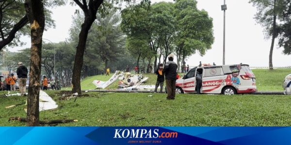 Pesawat Latih Jatuh di BSD, 3 Korban Tewas Merupakan Penerbang, Penumpang, dan Mekanik