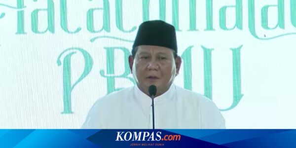 Prabowo Berterima Kasih ke PBNU karena Komitmen Dukung Pemerintahan ke Depan