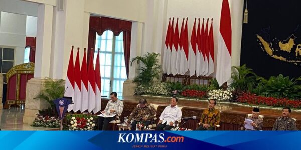 Sidang Kabinet, Jokowi-Prabowo Duduk Sebelahan