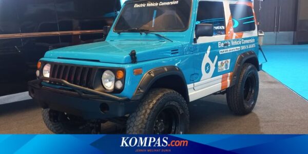 Suzuki Jimny Katana Listrik Hasil Konversi SMK Hadir di PEVS 2024