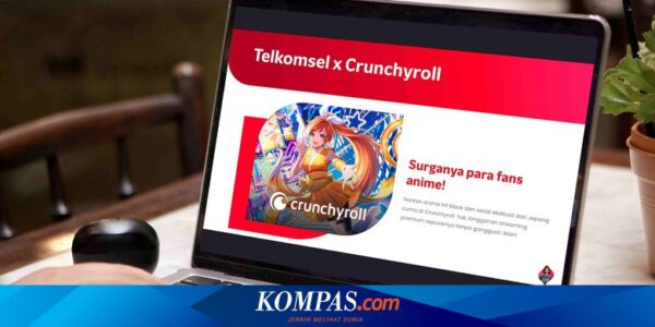 Telkomsel Rilis Paket Data Streaming Anime Crunchyroll mulai Rp 36.000