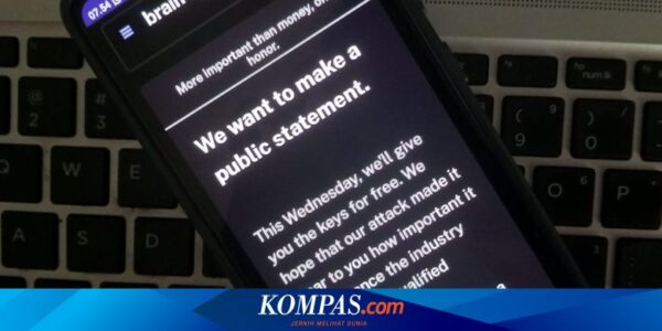 Begini Tampilan Situs Dark Web yang Dipakai Hacker PDN untuk Minta Maaf ke Warga Indonesia