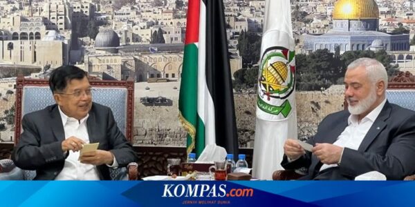 Bertemu Pemimpin Hamas, Jusuf Kalla Serukan Persatuan Kelompok di Palestina demi Gaza