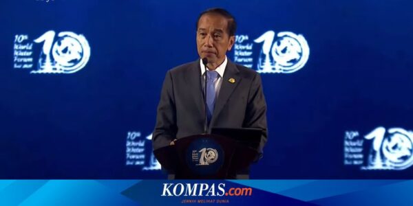 Buka WWF Ke-10 di Bali, Jokowi Singgung 500 Juta Petani Kecil Rentan Kekeringan
