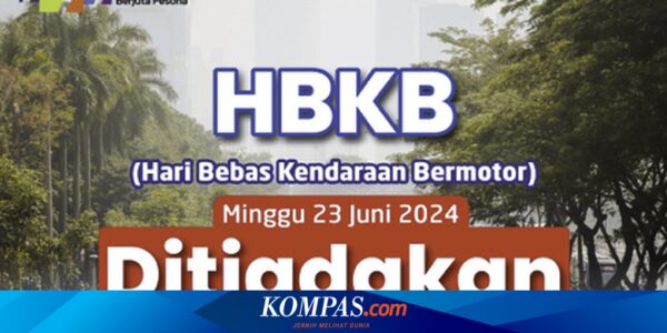 Catat, Car Free Day Jakarta Ditiadakan pada 23 Juni 2024