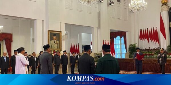 Dilantik Jokowi, Thomas Djiwandono Resmi Jabat Wamenkeu