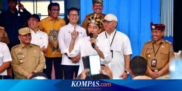 Hari Ketiga di Sultra, Jokowi Resmikan Bendungan Ameroro dan Bagikan Bansos Beras