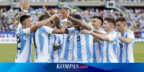 Hasil Argentina Vs Ekuador 1-0: Messi Cadangan, Di Maria Pahlawan