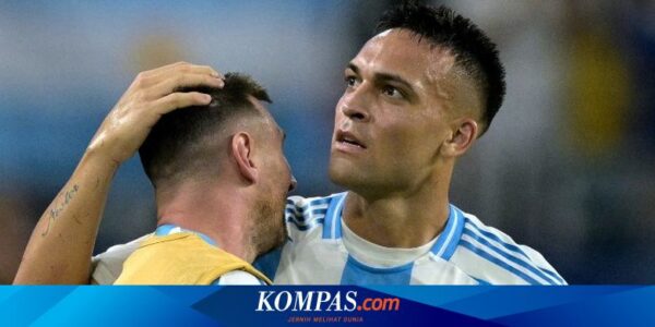 Hasil Argentina Vs Kolombia: Messi Menangis, Lautaro Pembeda, Tango Juara!