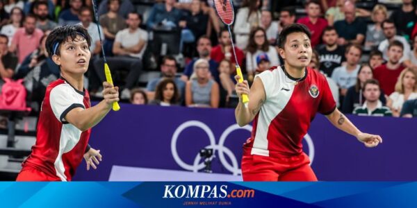 Hasil Badminton Olimpiade 2024: Apriyani/Fadia Kalah dari Wakil Malaysia