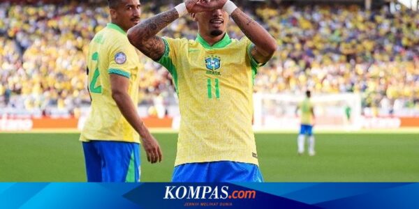 Hasil Brasil vs Kolombia 1-1: Selecao ke 8 Besar, Tantang Uruguay