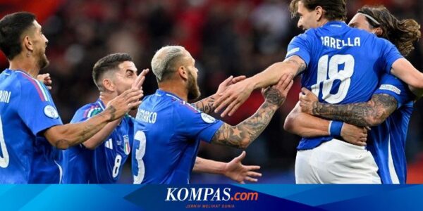 Hasil Italia Vs Albania: Gol Tercepat Euro, Barella Lewati Totti, Tripoin Azzurri