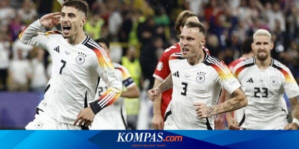 Hasil Jerman Vs Denmark 2-0: Lewati Hujan dan Petir, Panser ke 8 Besar